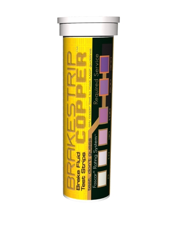 Bottle of Brake Test Strips  (Brake Strip Copper)